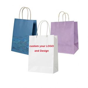 Paper Bags Customization Services With Logo Gold Foil Custom Paper Food Bags - Product Image 1