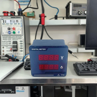 Meter Tipe TA72VA dengan tegangan dan tegangan ampere AC50-500V arus ACXXXX/5A kualitas terbaik mempunyai stok harga grosir