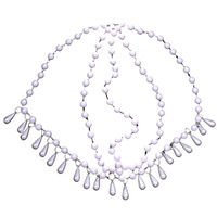 Coiffure vintage baroque en perles pour femmes avec coiffes à plusieurs niveaux pour une mariée de luxe Accessoires de cheveux de mode pour les mariées