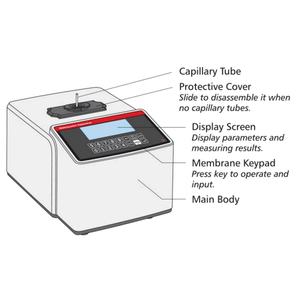 Appareil <span class=keywords><strong>de</strong></span> point <span class=keywords><strong>de</strong></span> fusion entièrement automatique HUAZHI HMY-1A+ pour laboratoire pharmaceutique : <span class=keywords><strong>Testeur</strong></span> à double fonction coulissant et standard - Product Image 4