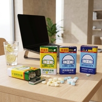 Bonbons au Xylitol Longue Durée 70g en Boîte – Mini Pastilles Rafraîchissantes à la Menthe Sans Sucre SUNTAK – 24 Mois