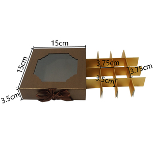 Mini Small Magnetic Craft Candy <strong>Chocolate</strong> Strawberry <strong>Hamper</strong> Organizer Ribbon Window Gift <strong>Box</strong> for Sweets Indian Wedding - Product Image 6