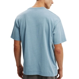 Fabrication directe, marque personnalisée, vêtements pour hommes grande taille, haute qualité, légers, tricotés fins, 100% coton, respirants, anti-boulochage - Product Image 2