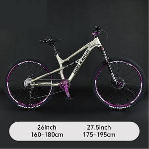 A08 Bicicletta da Montagna in Lega di Alluminio da 27,5 Pollici ad Alta Configurazione con 9/10 Velocità e Freni a Disco - Product Image 4