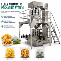 Machine d'emballage de sachets de thé, de chips et de snacks avec système de purge d'azote, machine d'emballage VFFS de qualité alimentaire, ligne industrielle