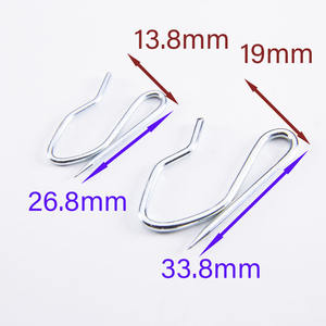 33.8x18.3cm ตะขอม่านเหล็กนิกเกิลสไตล์อุตสาหกรรม - Product Image 5