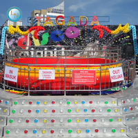 Costruzione parco pianificazione prezzi parco divertimenti attrazioni divertenti giochi meccanici giro Disko Samba giostra discoteca Tagada in vendita