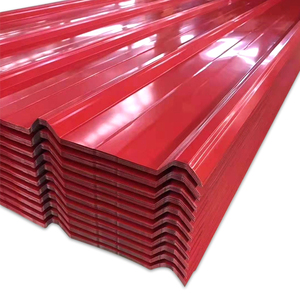 Tôle <span class=keywords><strong>de</strong></span> <span class=keywords><strong>toiture</strong></span> ondulée anti-corrosion prélaquée, perforée, <span class=keywords><strong>nervurée</strong></span>, en <span class=keywords><strong>acier</strong></span> inoxydable - Product Image 1