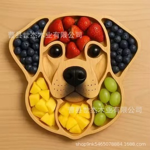 Plato de charcutería con temática canina, forma de animal, apto para lavavajillas, para uso en fiestas. - Product Image 2