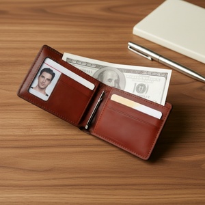 Boshiho Money Clip Slim Minimalist <b>Wallet</b> for Men <b>RFID</b> Blocking Slim Leather <b>Wallets</b> for Men Bifold Front Pocket <b>Wallet</b> for Men - Product Image 2