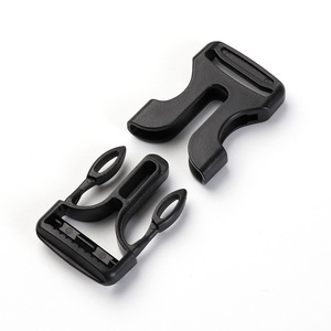 Hebilla de liberación lateral de plástico negro de 25 mm, ajustable para bolsos y mochilas, duradera, ultraligera y resistente al desgaste - Product Image 3