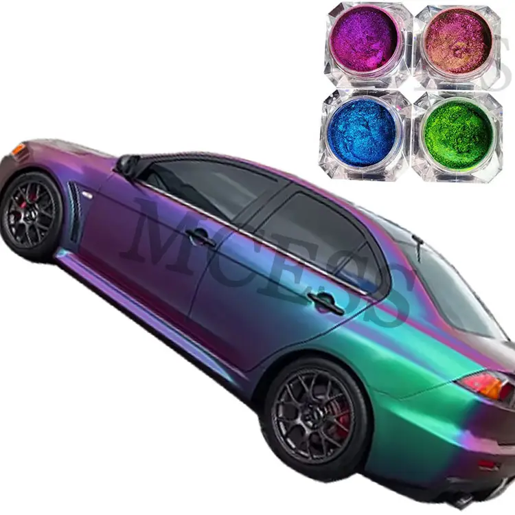 Marke Mcess KOSTENLOSE SAMPLEN multichrome Sprühfarbe Beschichtung Autofarbpigmente für Pkw