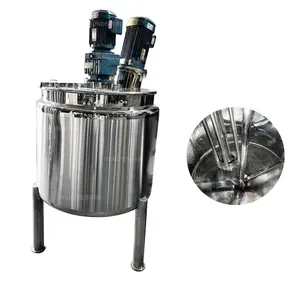 Detergente Líquido para Jabón Líquido, Máquina Mezcladora de Doble Chaqueta para Champú, Desinfectante de Manos, 300L, 500L, 1000L