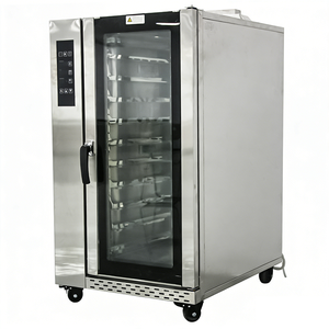 Four à convection électrique commercial à air chaud 10 plateaux HELAXEN GDR-10E 15kW 380V, commande par bouton, autoportant, multi-prises, pour <span class=keywords><strong>boulangerie</strong></span> - Product Image 1