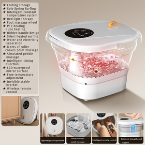 Istaromo Quà Tặng xách tay Spa chân Massager Máy ngâm <span class=keywords><strong>Bucket</strong></span> bong bóng chân Spa ráp chân tắm Massager máy - Product Image 2