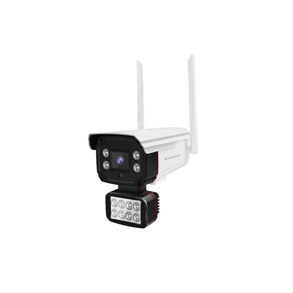 High-definition outdoor 4g network camera with motion detection and light security monitoring infrared night vision