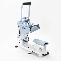 Nouvelle presse manuelle professionnelle pour protège-tibias de football avec contrôle LCD et poignée à tiroir coulissant pour sublimation