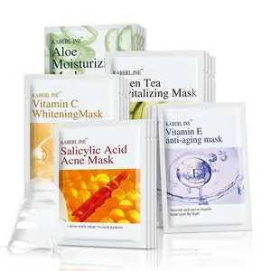 Factory Direct Anpassen der Gesichts pflege Anti-Aging-Gesichts maske Korean Organic Moist urizer White ning Facial Sheet Masks