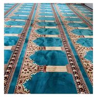 Tapis de prière de mosquée de luxe impression chinoise musulman mur à mur rouleau mosquée nouveau design tapis de mosquée de prière