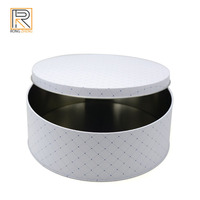 Boîte en étain recyclée de qualité alimentaire 220 x 80 mm pour biscuits, gâteaux, chocolat et sucre avec logo personnalisable