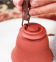 Outil de sculpture ergonomique professionnel Bview pour poterie - Matériel artistique robuste en métal et bois de santal rouge pour la création de modèles