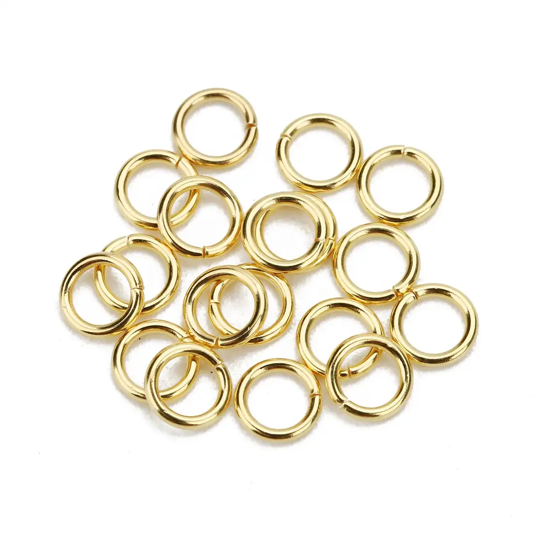 Volka — anneaux De saut fendus en acier inoxydable, accessoires pour Bijoux, fabrication De Bijoux