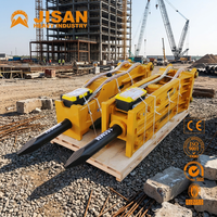 Ciseaux hydrauliques JISAN pour excavatrice, 140 mm, pour l'exploitation minière et la démolition