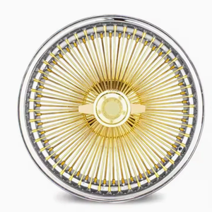 Produkt vom Hersteller: Vollständig goldene Felgen, Leichtmetallfelgen für Autos, Felge 18" 19" 20" 22" 24" 26" Schmiederäder mit Stahldrahtspeichen - Product Image 6