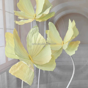Decoración de flores de papel gigante con soporte para boda graduación Día de San Valentín-Decoración de fondo de fiesta y hogar de larga duración - Product Image 4