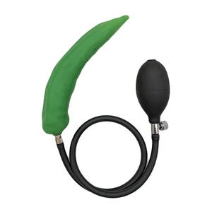Green Pepper tiup buah Dildo Anus dan Stimulator Vagina buah sayuran Penis - Product Image 2