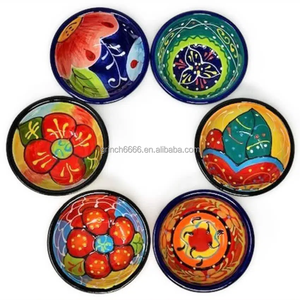 Juego de comedor de cocina con patrón pintado a mano español clásico Juego de cuencos de <span class=keywords><strong>tapas</strong></span> <span class=keywords><strong>españolas</strong></span> Cuencos de <span class=keywords><strong>tapas</strong></span> de cerámica españoles clásicos - Product Image 6