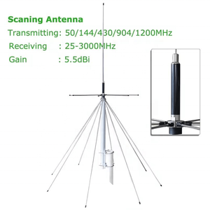 เสาอากาศดิสคอนแบบแบนด์วิดท์กว้าง 25-1300MHz รุ่น D130 D3000N สำหรับสถานีฐานสแกนเนอร์ - Product Image 4