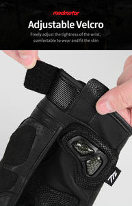 Nuevos GUANTES DE Motocross de alta calidad para hombres y mujeres, guantes de carreras de cuero resistentes a impactos originales BMX ATV <span class=keywords><strong>MX</strong></span> - Product Image 6