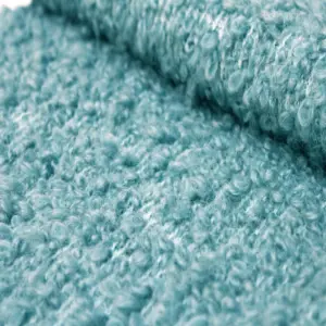 2024 Hete Verkoop Groothandel Polyester Lus Garen Cirkel Fleece Wol Tweed Gebreide Stof Voor Winter Kleding Thuis Textiel