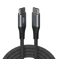 Cable USB C a USB C con Chip E-Marker de 240W, Cable Trenzado de Nailon con Carga Ultra Rápida de 48V/5A para MacBook Pro, OEM/ODM de Fábrica