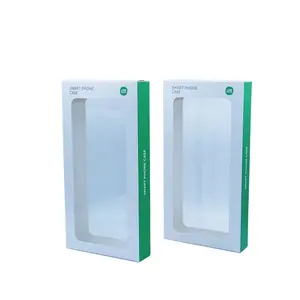 Hochwertige Box für Handy hülle mit klarem PVC-Fenster Karton Handy hülle Boxen Paket Handy hülle Verpackung