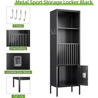 Casier de rangement métallique pour gymnase scolaire américain - Armoire de classement commerciale verrouillable pour baseball, football, volleyball