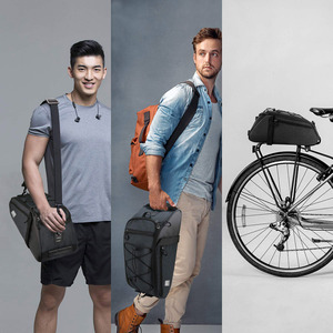 <span class=keywords><strong>Bolsa</strong></span> de equipaje y cajas para Motor de bicicleta, accesorio de viaje de nailon plegable, resistente al agua, para maletero, asiento trasero - Product Image 5