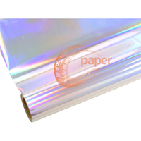 Film de transfert holographique laser coloré générique, feuille de marquage à chaud effet écailles de poisson pour leurres de pêche, matériau PET