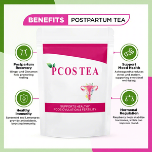 Tisane bien-être féminin Équilibre hormonal Détox utérine PCOS 84 sachets Fabriqué en Guangdong - Product Image 2