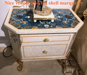 Nuovo design in legno massello royal antique classica camera da letto mobili - Product Image 2