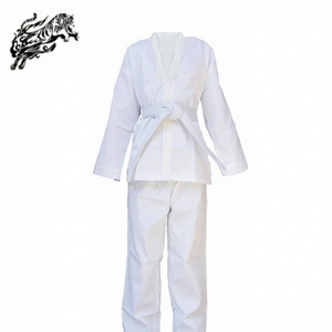 Uniforme Deportivo de Taekwondo Unisex ITF <span class=keywords><strong>para</strong></span> Adultos y Niños, Algodón, Poliéster y Seda, Logotipo Bordado, Personalizable, OEM - Product Image 1