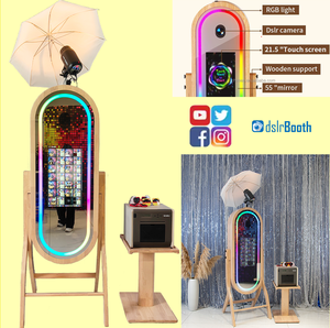 मैजिक फोटो बूथ पोर्टेबल मिरर कैमरा फोटो बूथ मशीन अन्य पार्टी की आपूर्ति करती है. - Product Image 1