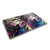 Art mural en métal de luxe A4 ou 12X18 Impressions en aluminium par sublimation HD Affiches d'anime KPOP Demon Hunters Affiches en métal