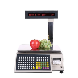 Balance de pesage numérique Veidt pour supermarché avec impression d'étiquettes de prix, écran LCD, précision 10g, comptage du poids et étiquetage code-barres 8 - Product Image 4