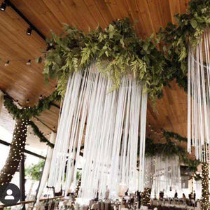 Rideaux gris, pour mariage, draperies fantaisie - Product Image 1