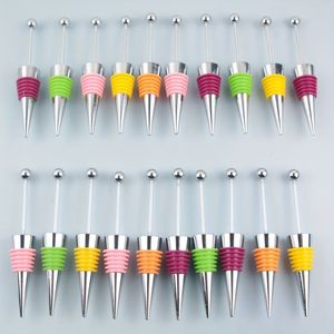 Wine Stopper Metal Alloy Bottle Seal With Colorful Silicone Ring For Wine Champagne Bottle 10 12 24 Pcs Simple Style - Product Image 1