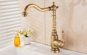 Rubinetti da <span class=keywords><strong>cucina</strong></span> in <span class=keywords><strong>ottone</strong></span> lucidato a olio di alta qualità rubinetto per acqua in <span class=keywords><strong>ottone</strong></span> dorato <span class=keywords><strong>miscelatori</strong></span> da <span class=keywords><strong>cucina</strong></span> antichi - Product Image 3