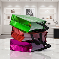 Sac de shopping en non-tissé laminé imprimé avec logo personnalisé, écologique, réutilisable, durable, sac fourre-tout promotionnel en gros