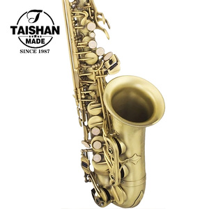 Saxofón Alto en Mi bemol de Bronce Antiguo Mate, Diseño Clásico Vintage para Músicos Profesionales, Excelente Diseño para Venta al por Mayor - Product Image 3